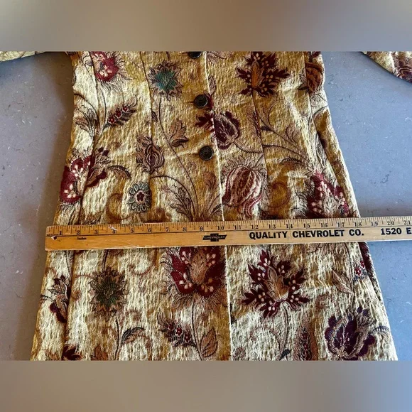 CAbi Fall Floral Coat vintage size 6 - Picture 11 of 13